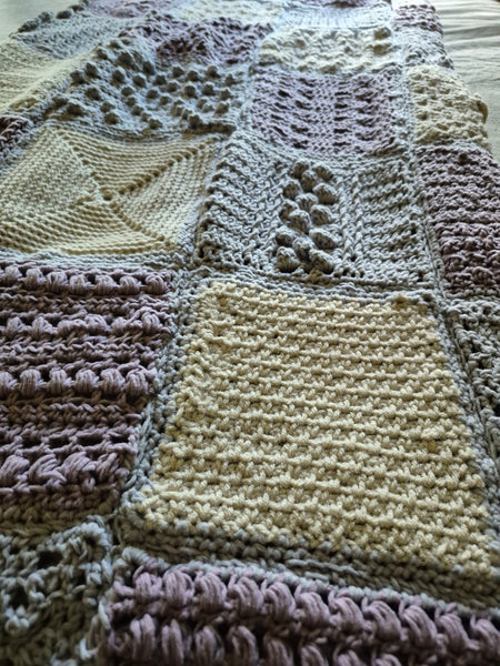 "Jasmine" Crochet Blanket