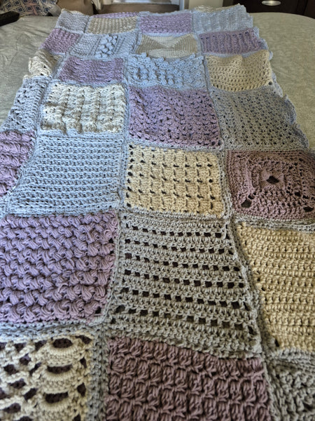 "Jasmine" Crochet Blanket