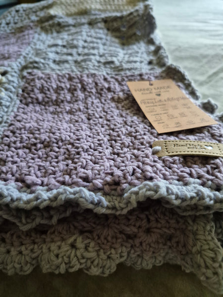 "Jasmine" Crochet Blanket