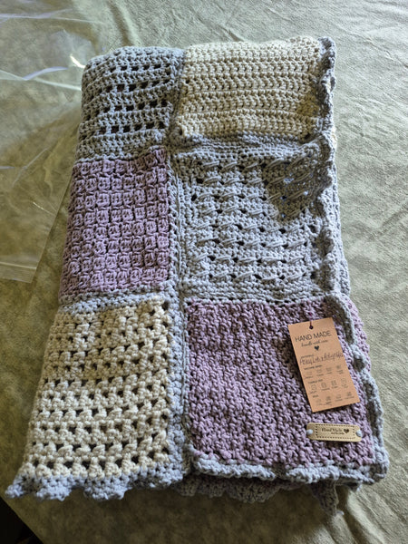 "Jasmine" Crochet Blanket