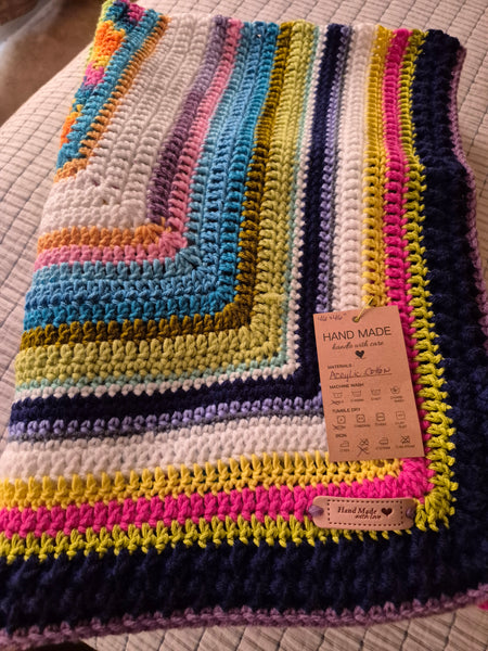 "Passion Fruit" Crochet Blanket