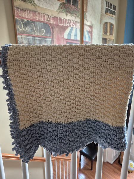 "Tweedia" Crochet Blanket