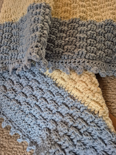 "Tweedia" Crochet Blanket