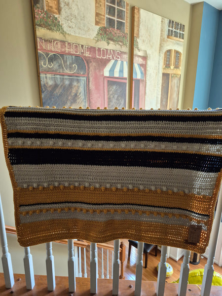 "Squash Blossom" Crochet Blanket