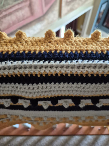 "Squash Blossom" Crochet Blanket