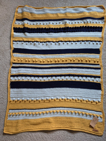 "Squash Blossom" Crochet Blanket