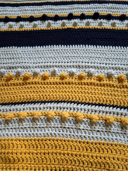 "Squash Blossom" Crochet Blanket