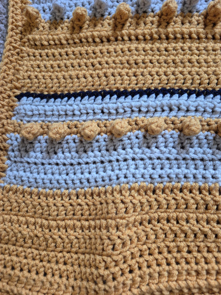 "Squash Blossom" Crochet Blanket