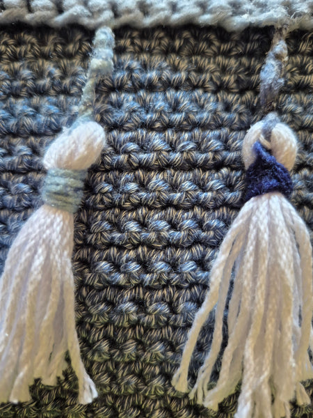 "Blue Mist" Crochet Blanket