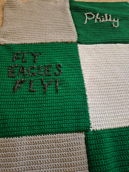 "Sweet Pepper" Crochet Blanket