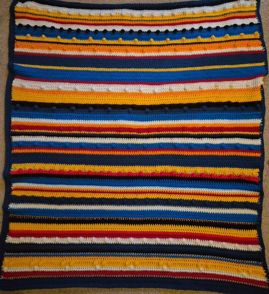 "Masala" Crochet Blanket