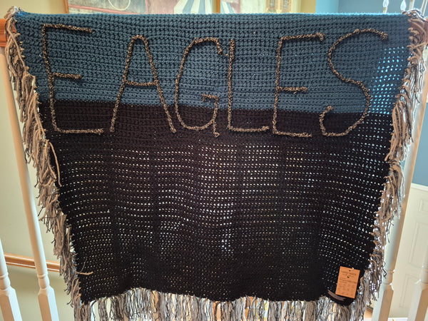 "Green Amaranth" Crochet Blanket