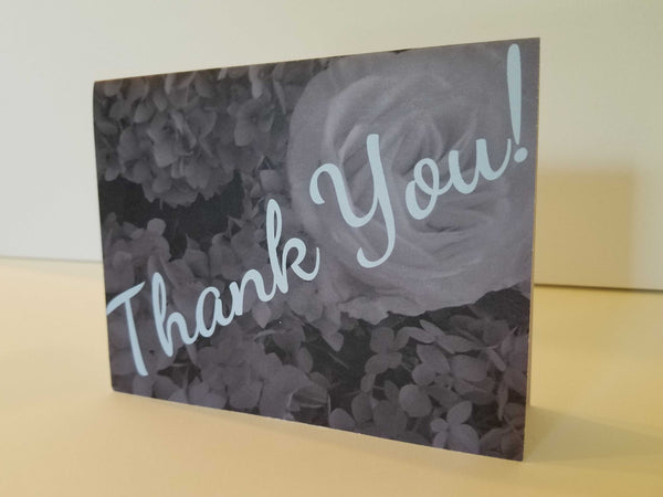 Black & White Photo Thank You Card