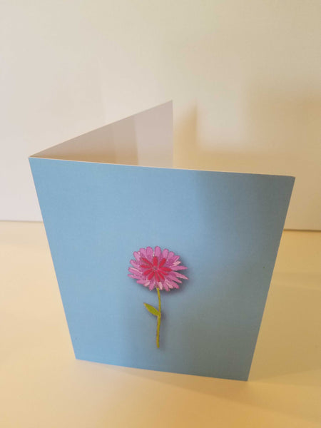 4 Pack Pretty Flower All Occasion Note Cards