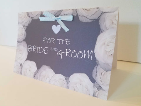 Chalk Board Wedding Greeting Card