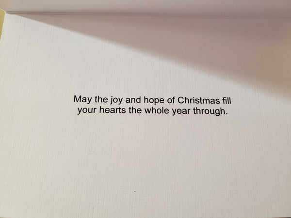 Joy Glittered Holiday Card