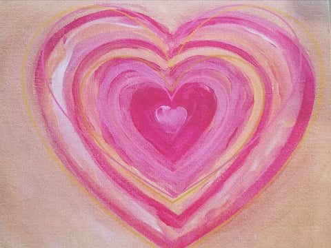 Painted Heart All Occasion Note Card