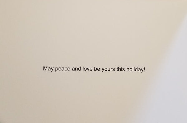 Peace on Earth Holiday Card