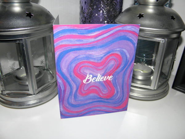 Believe All Occasion Note Card