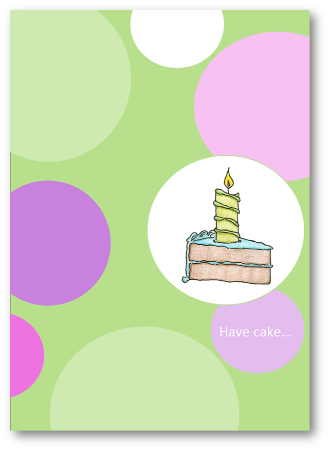 Polka Dot Birthday Greeting Card