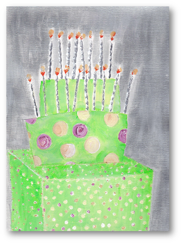 Blow Out Candles Birthday Greeting Card
