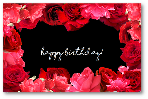 Flowers Galore Birthday Greeting Card