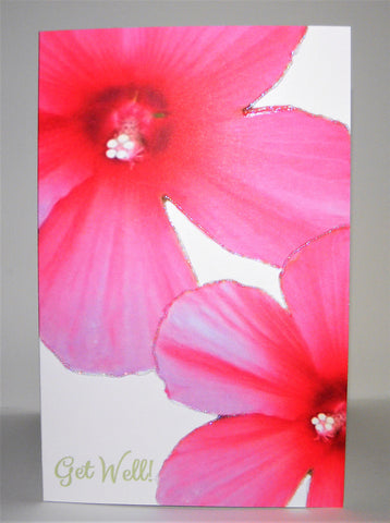 Perfectly Pink Get Well Greeting Card