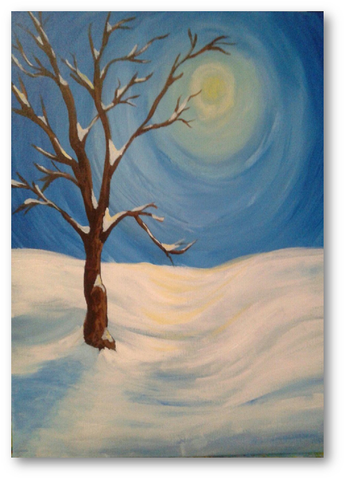 Winter Tree Holiday Card by Chet Highsmith