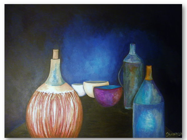 30" x 40" Acrylic Painting "Mulling"