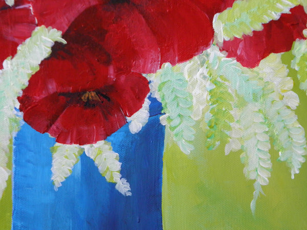 24" x 36" Original Painting "Royal Poppies"