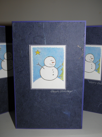 Snowman's Holiday Card
